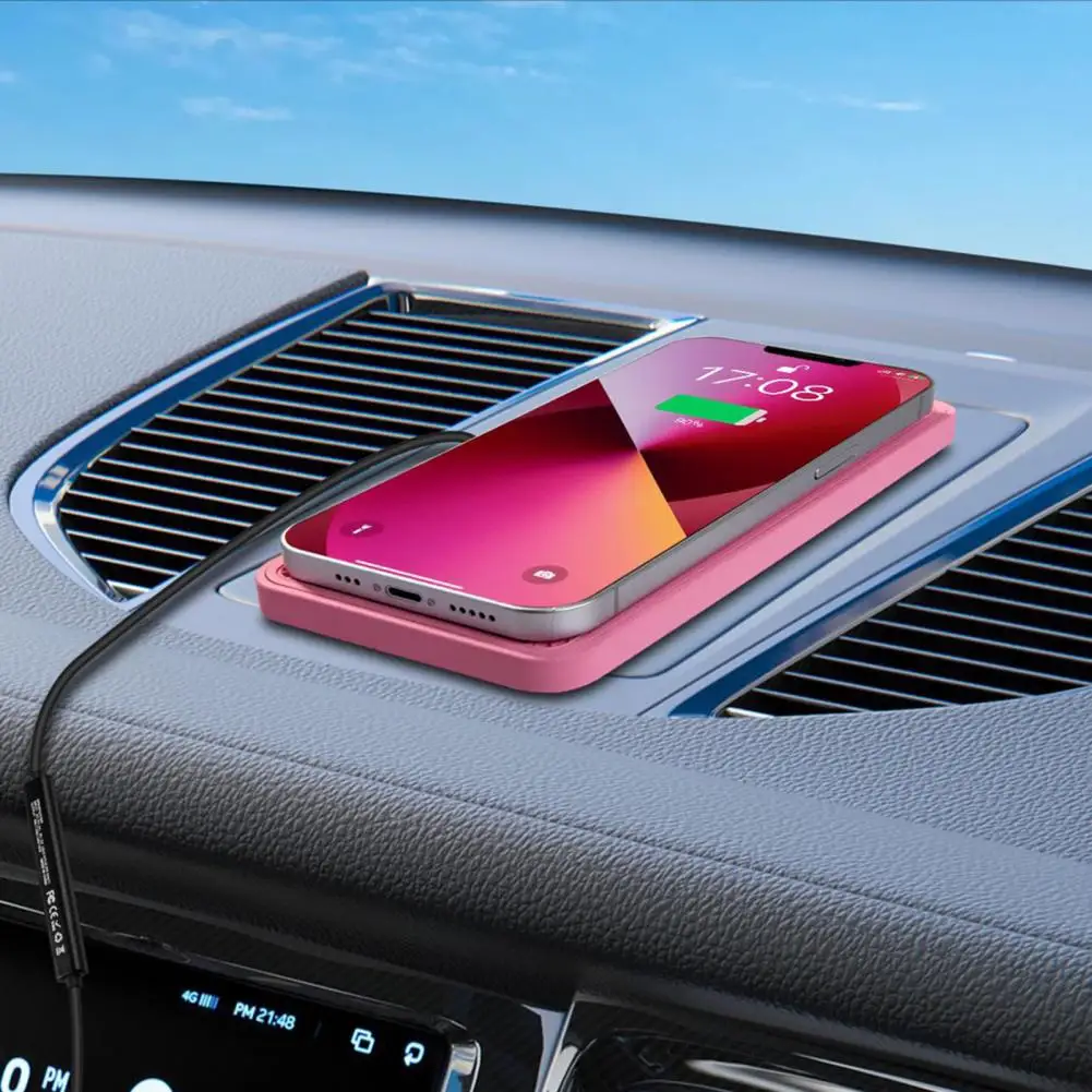 

Зарядное устройство для телефона с защитой от высокой мощности и температуры, беспроводное зарядное устройство USB для автомобиля