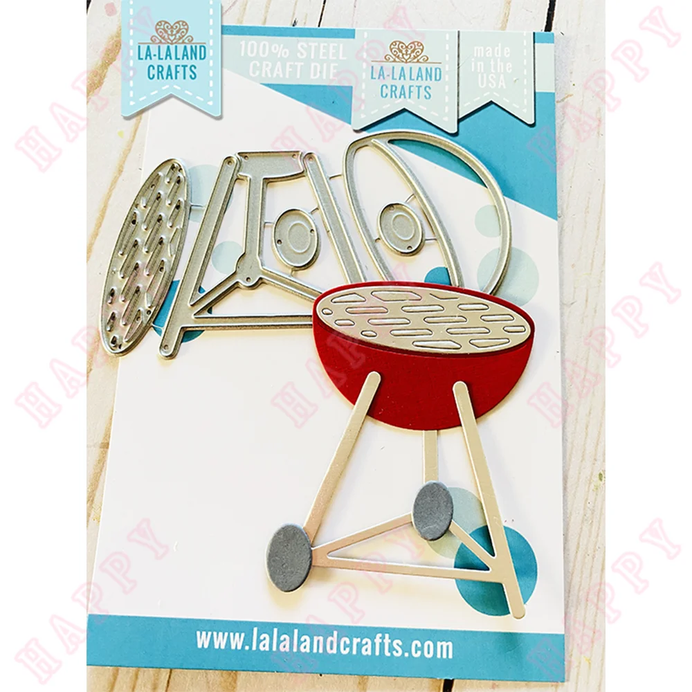 

2022 Season limited Grill Metal Cutting Dies Paper Scrapbook Diary diy Craft Knife Mould Blade Punch Greeting Card Series molds