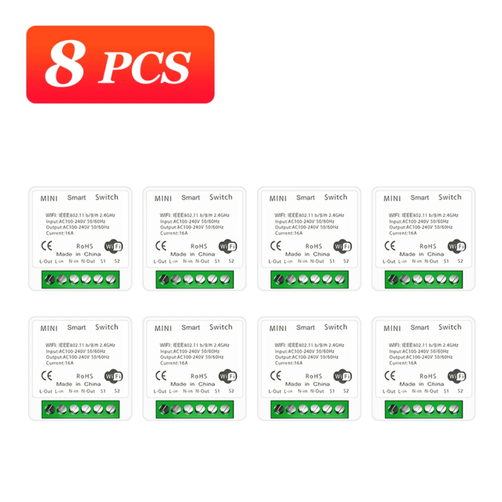 

Умный WiFi выключатель света Aubess 16A