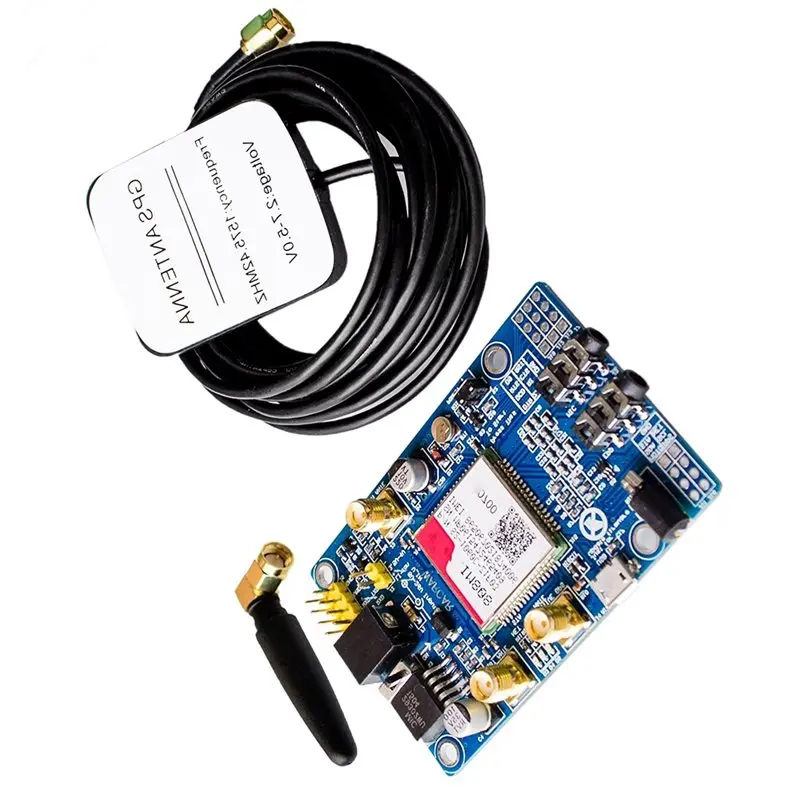 Фото Новинка: GSM-модуль для SIM808, плата разработки GSM GPRS GPS с антенной GPS IPX SMA для Raspberry Pi №2