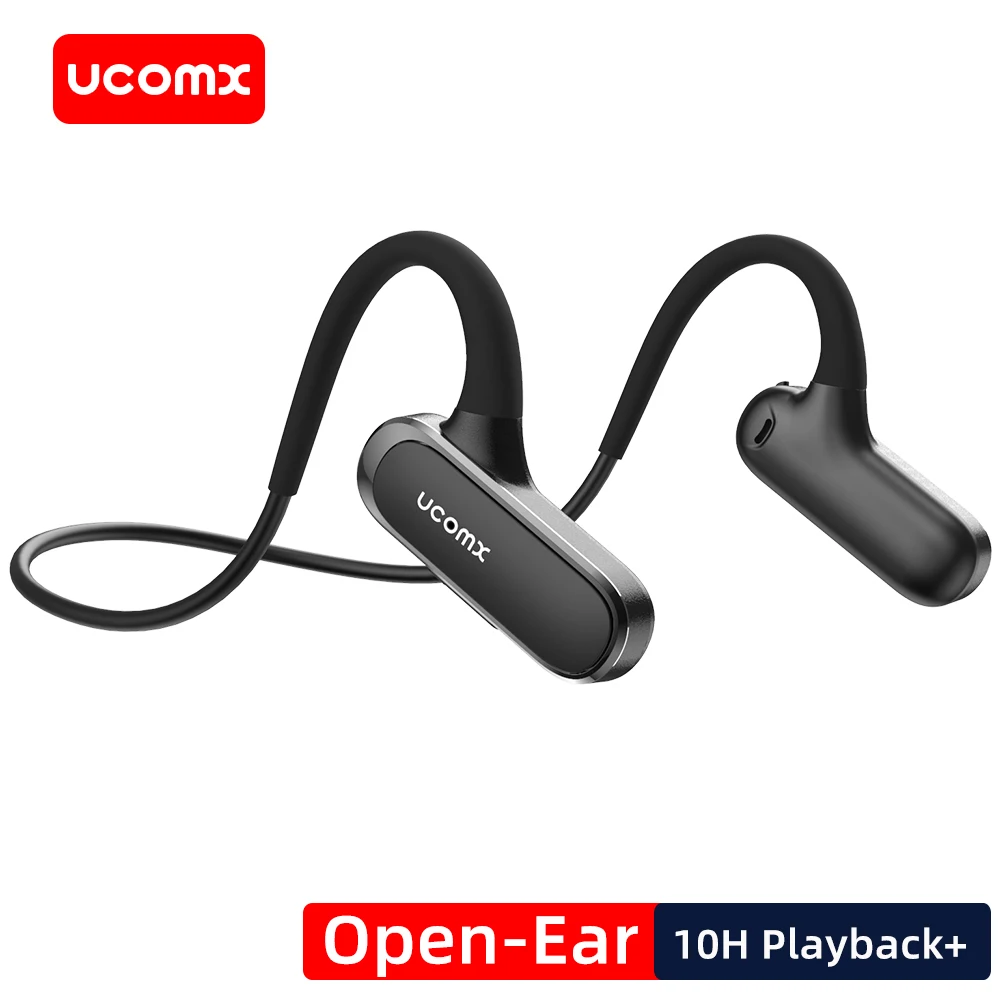 

UCOMX G56 Bluetooth-наушники с костной проводимостью, бинауральные беспроводные наушники, спортивные наушники для бега и активного отдыха для IPhone, Android