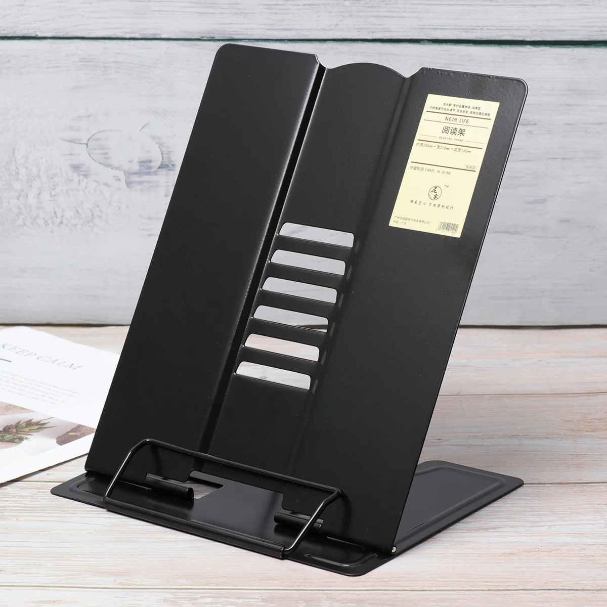 

1 PC Reading Rack Hands Free Document Desk Holder for Library