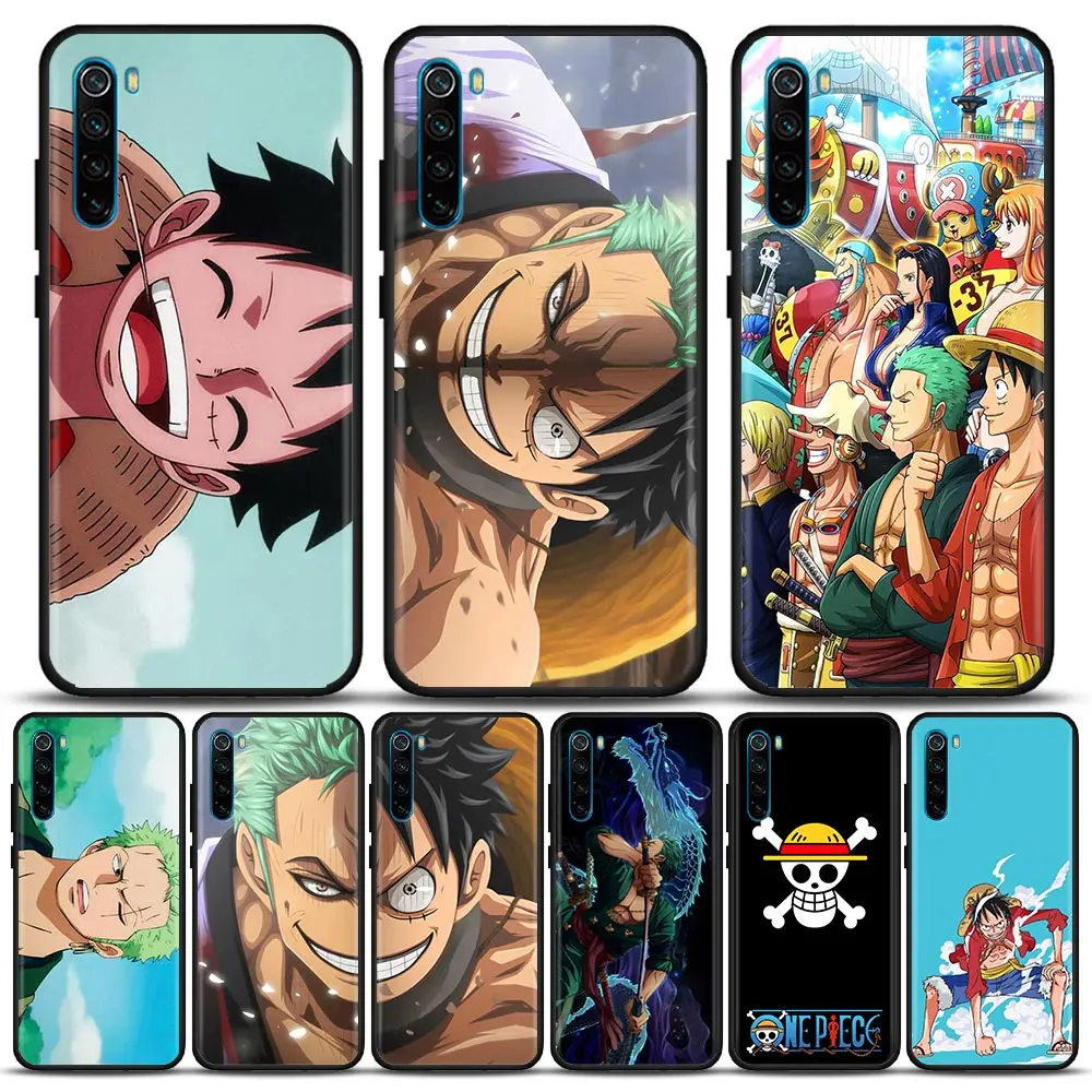 

Japan Anime One Piece Luffy Zoro Phone Case for Redmi 6 Pro 6A 7 7A Note 7 Note 8 A Pro 8T Note 9 S Pro 4G T Soft Silicone