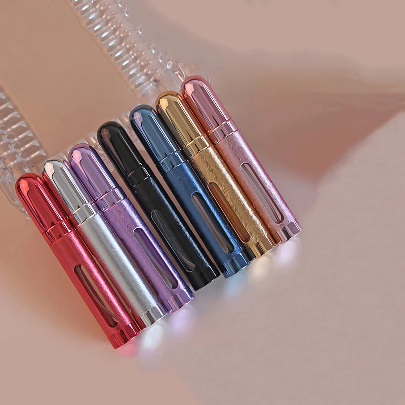 

12ml Perfume Spray Refillable Bottle Portable Mini Bullet-tipped Aluminum Moisturizing Water Atomizer Container Cosmetic Tools