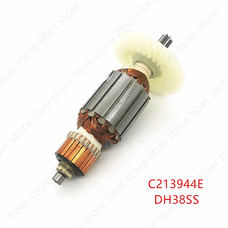 Фото Якорь C213944E 360875E для HITACHI DH38MS DH38SS DH38YE2, 6 зубьев, AC220-240V, ротор для перфоратора, аксессуар для электроинструмента №2