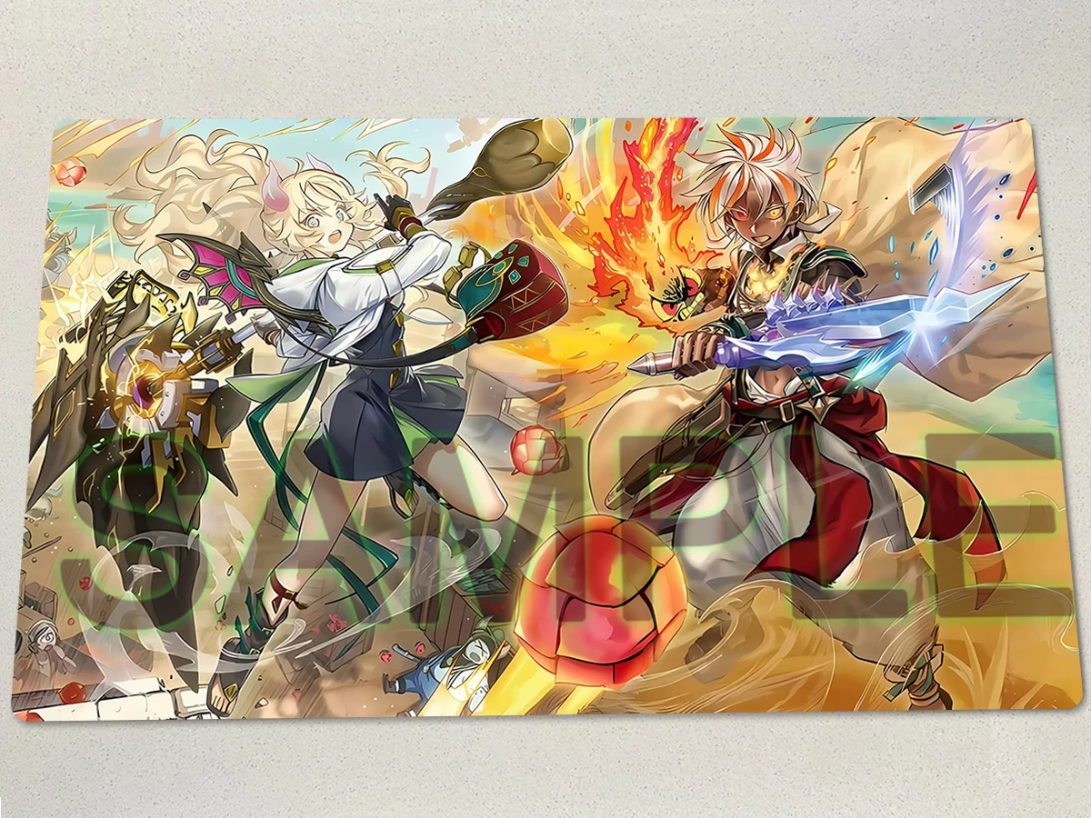 YuGiOh Fallen of Albaz Playmat Невероятный Ecclesia The Virtuous TCG CCG Mat Коллекционная карточная игра Duel