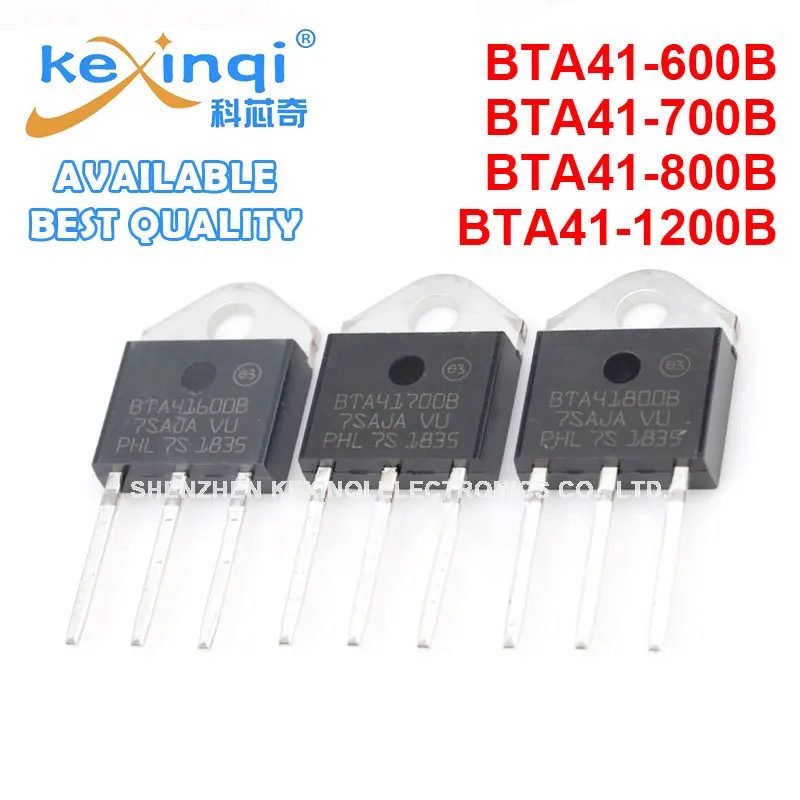 

5pcs BTA41-600B BTA41-700B BTA41-800B BTA41-1200B DIP TO-3P 41A 600V 700V 800V 1200V Bidirectional Thyristor Triode Best Quality