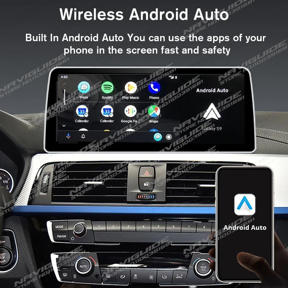NAVIGUIDE Android13 12 3 &quotавтомобильный радиоприемник для BMW X1 F48 2016-2017 NBT система Carplay