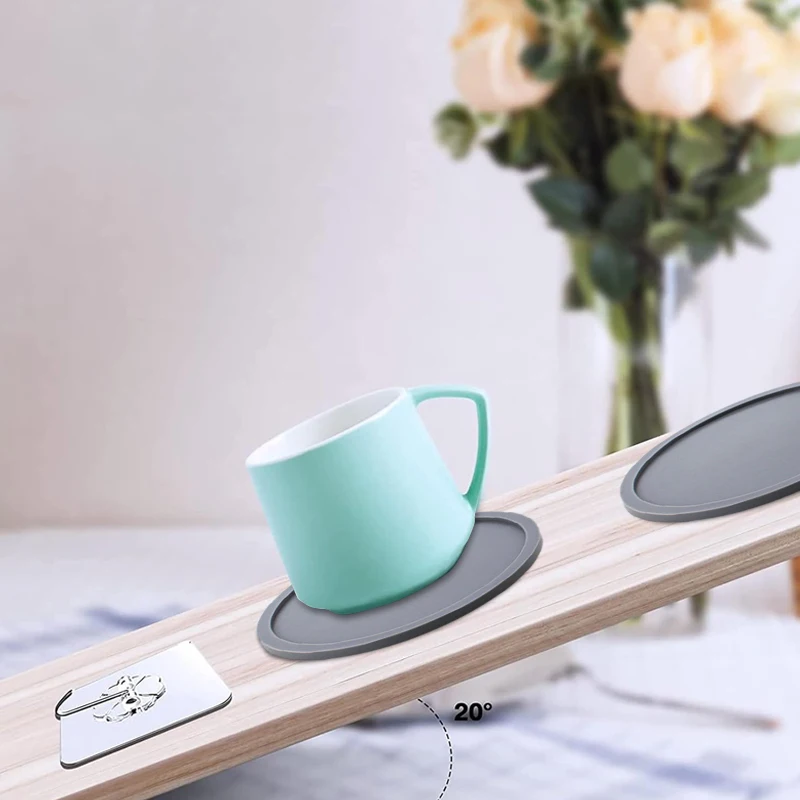 6 шт./компл. силиконовые подставки круглые термостойкие резиновые коврики для