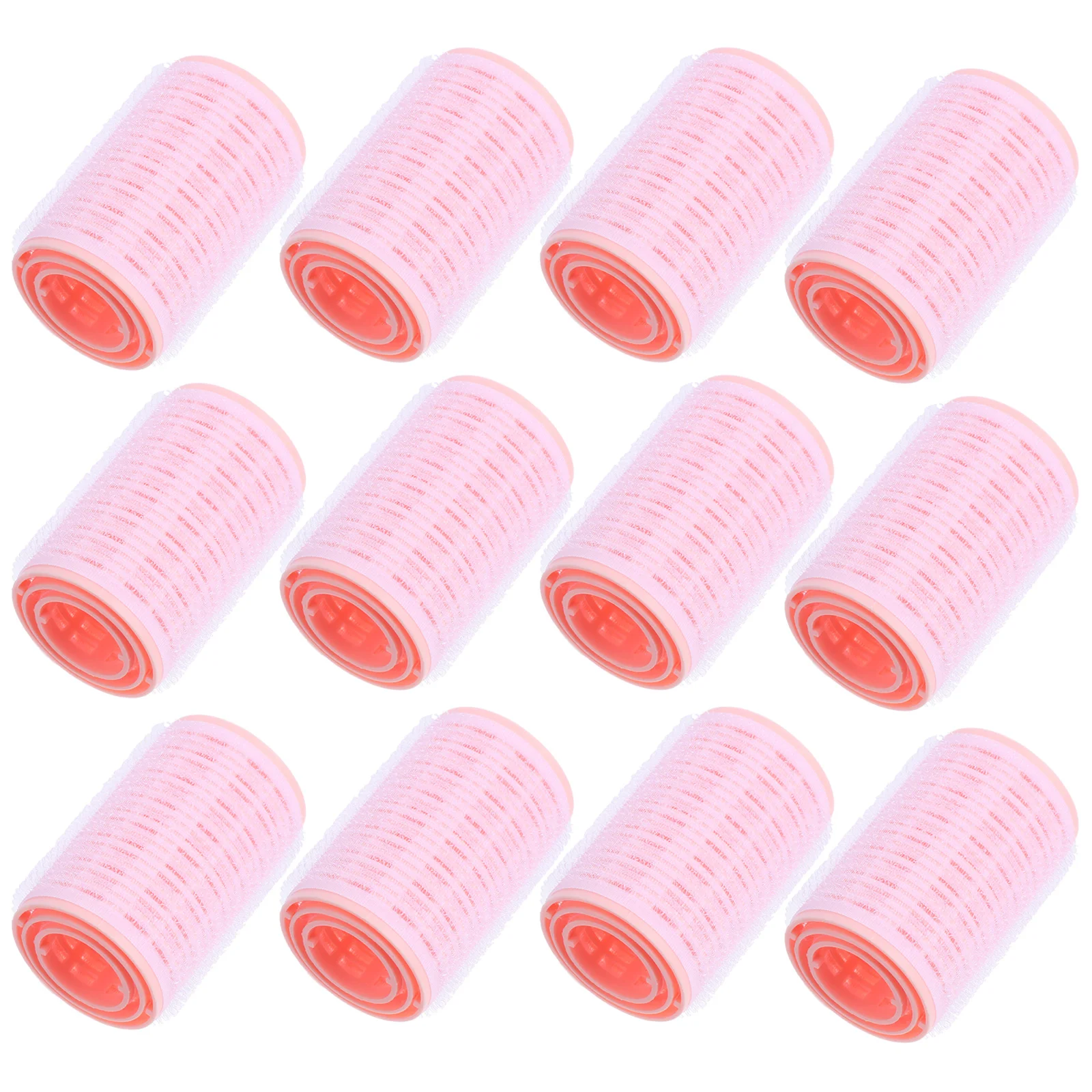 

12 Pcs Self Adhesive Hair Roller Styling Tools Sponge Grip Self-adhesive Tape Curler Dressing Miss Automatic Curling Wand