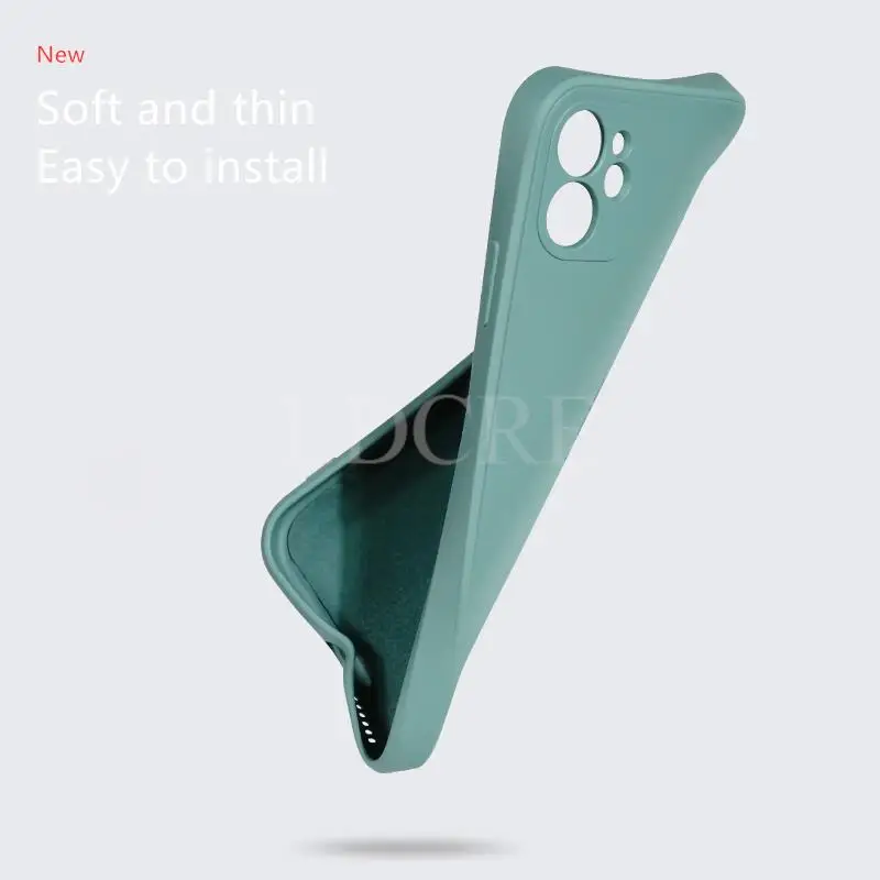 For Xiaomi Redmi Note 12 Case Liquid Silicone Coque Redmi Note 12 Cover TPU Protective Case Redmi Note 12S 12 Pro Plus Cover