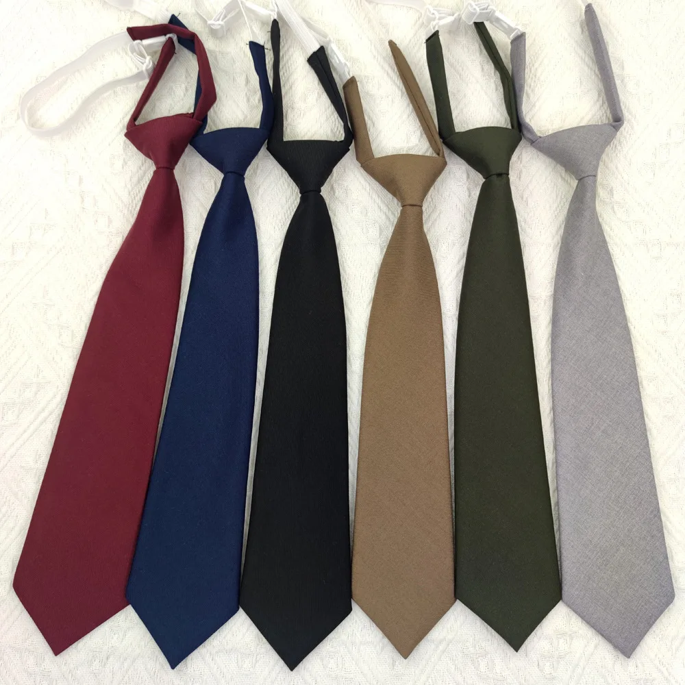 

JK Student Uniform Sailor Suit Short Cotton Tie 6cm Tight Solid Color Wedding Dress Tie Gift Bow Tie Men Women Accessories