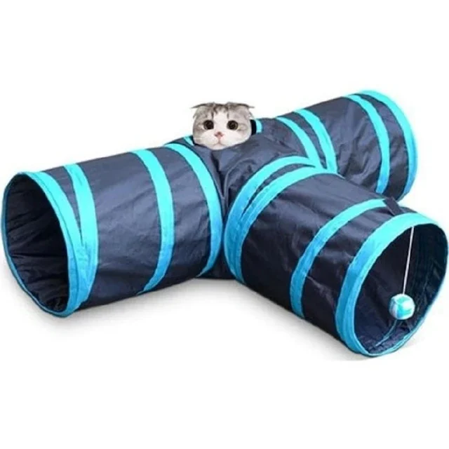 

Pawise Three Way Tunnel Cat Toy 400046381