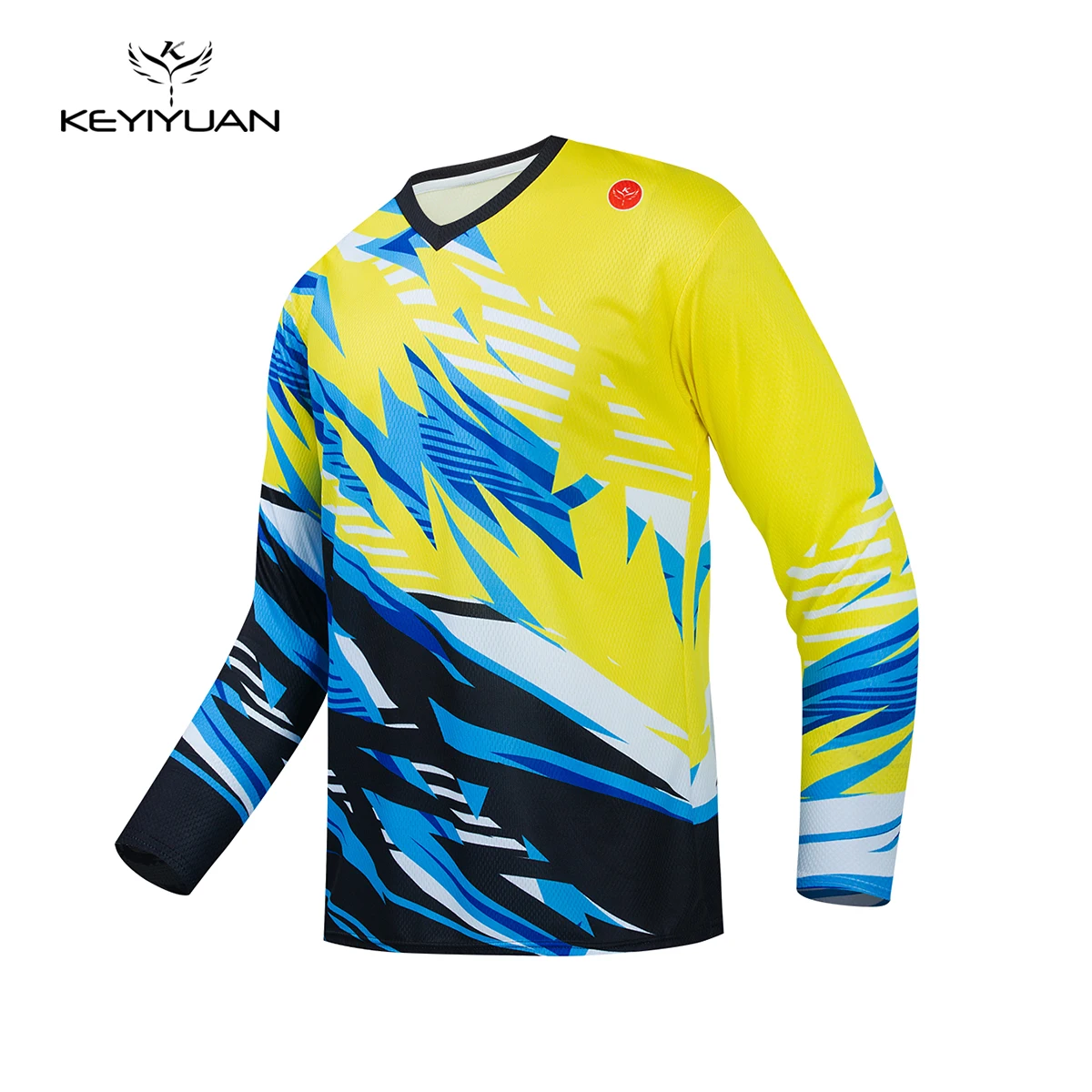 

KEYIYUAN New Downhill Jersey Men Long Sleeve Motorcycles Shirt Bike Top Bicycle Clothing Motocross Cycling Wear Mallots Ciclismo