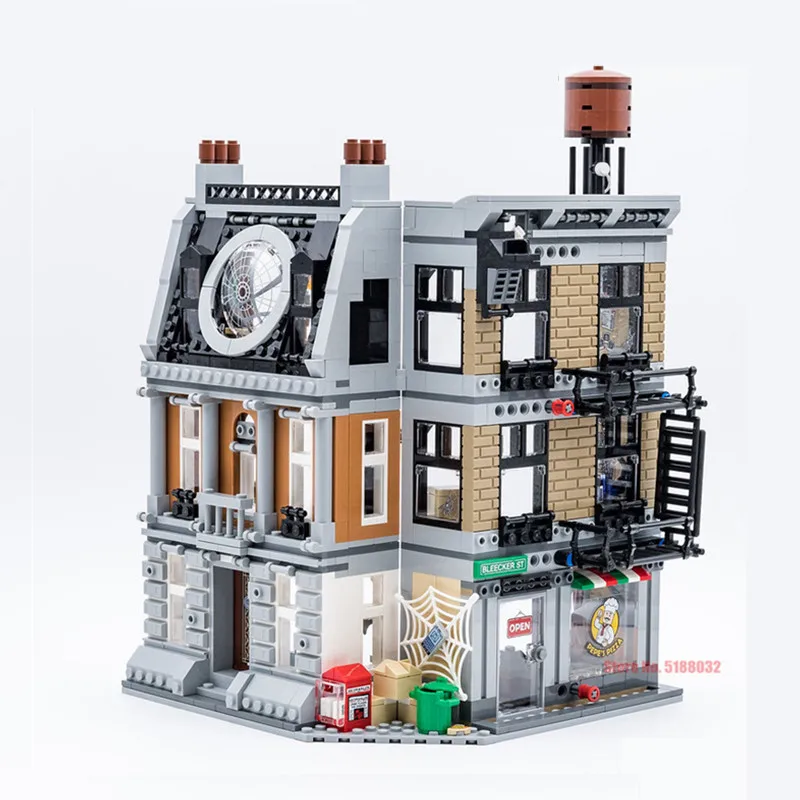 

Marvel Avengers Spiderman Doctor Strange Sanctum Sanctorum Ironman 76108 Building Block Bricks Kid Gift
