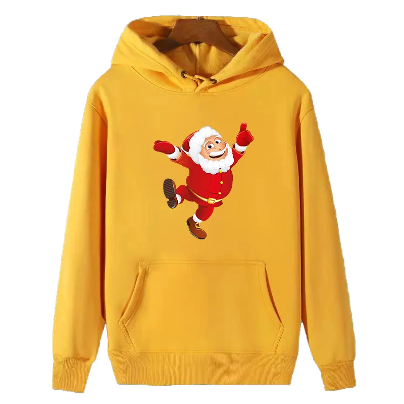 Santa funny graphic Hooded sweatshirts cotton thick sweater hoodie essentials hoodie Xmas Dec Merry Christmas Men's sportswear