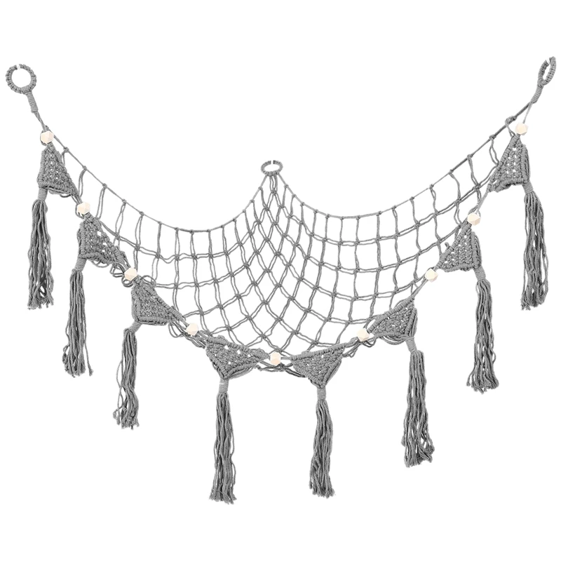 

Children's Toys Storage Hammock Net Hand-Woven Net Children's Bedroom Corner Storage Hammock Home Decoration