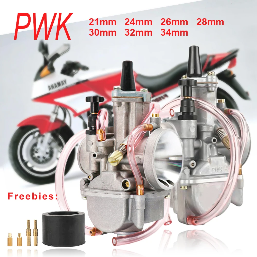 

Motorcycle 21 24 26 28 30 32 34mm Universal RACING carburetor For Mikuni PWK carb Scooters ATV With Power Jet Dirt Bike