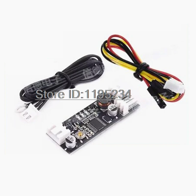 Однопроводной вентилятор 12 В 3950 а постоянного тока PWM 2-3 контроллер температуры