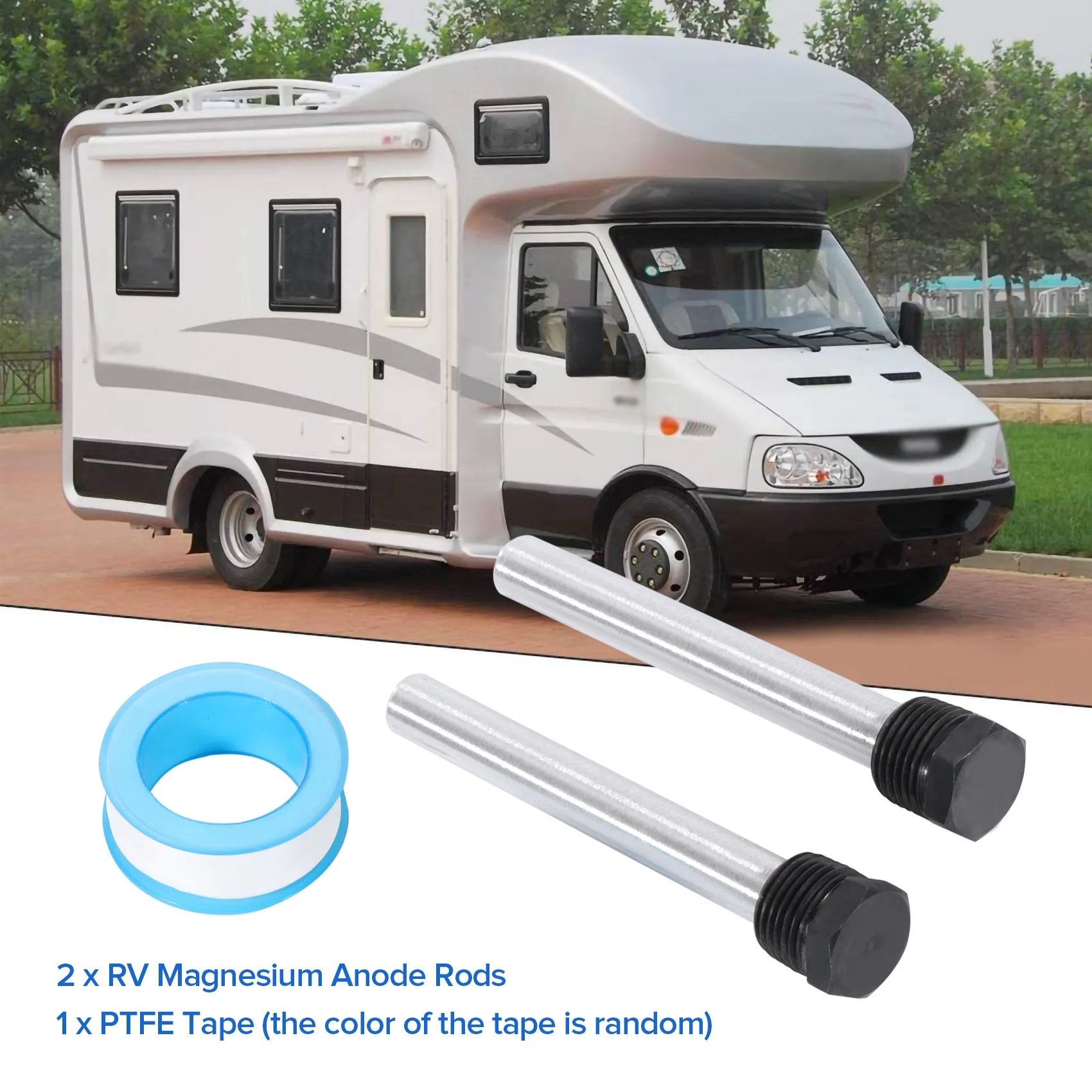 Магниевый анодный стержень водонагревателя RV для нагревателей Atwood 2 упаковки 1/2