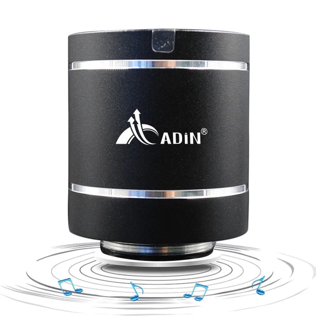 

Adin Remote Bluetooth Vibration Speakers With FM Radio TF Card Wireless Subwoofer Bass Speaker Overseas Warehouse Fast Delivery