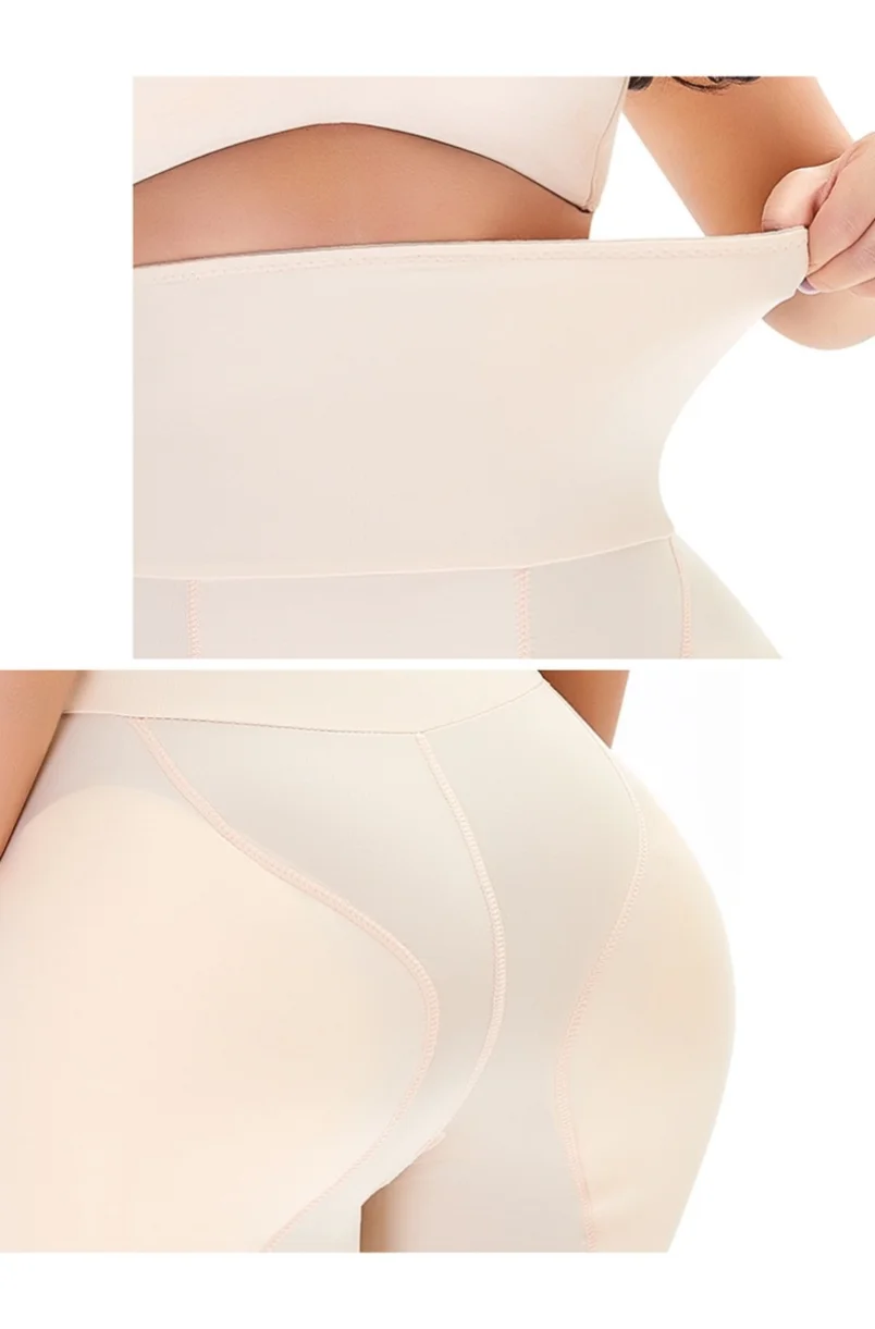 Women Body Shaper Plus Size Shapewear Fake Rich Ass Tummy Control Pad Buttock Enhancer Bum Lifter Hip Filling Panties Push Up