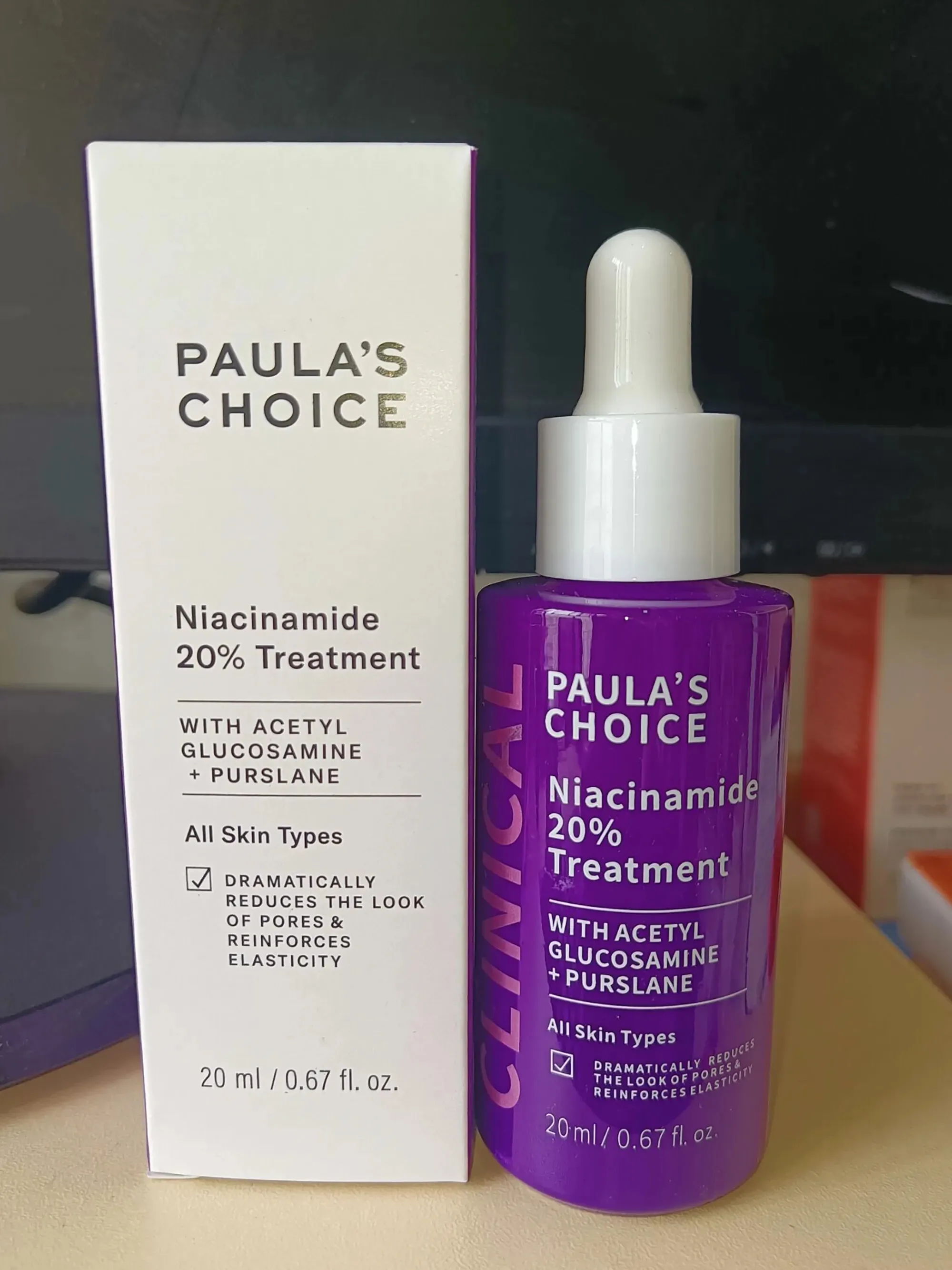 

New Arrive Paula‘s Choice Skin Care BOOST 10% Niacinamide Booster With Vitamin B3 and VC Serum Pore Minimize Face Makeup 20ml