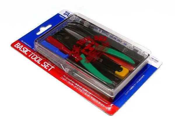 

Tamiya 74016 Basic Tool (6pcs) Combo Set Plastic Model Craft Tools MK816