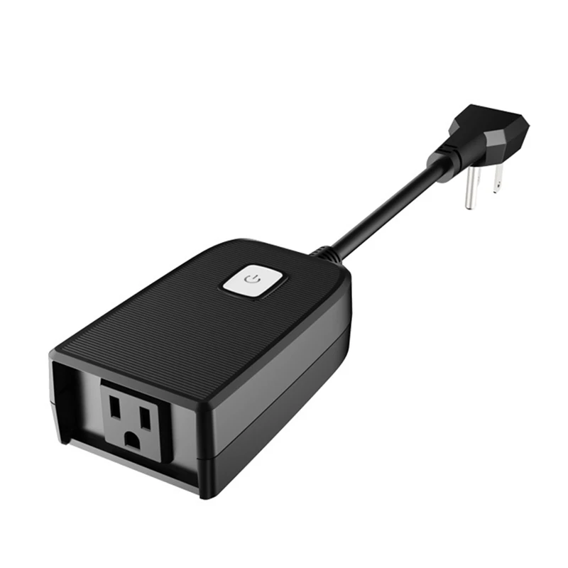 

Умная уличная водонепроницаемая розетка стандарта США, уличная Водонепроницаемая смарт-розетка с Wi-Fi и голосовым управлением Alexa, американ...