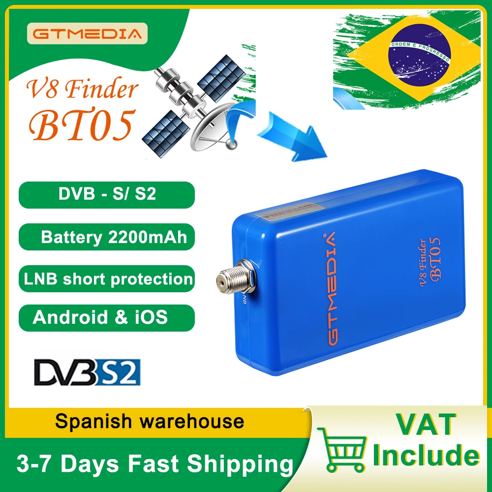 Спутниковый искатель GTMEDIA V8 Sat Finder BT05 DVB S2