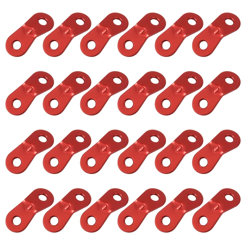 

Aluminum Alloy Cord Adjuster Tent Tensioners Rope Adjuster For Tent Hiking Camping (2 Holes) - 24 Pack