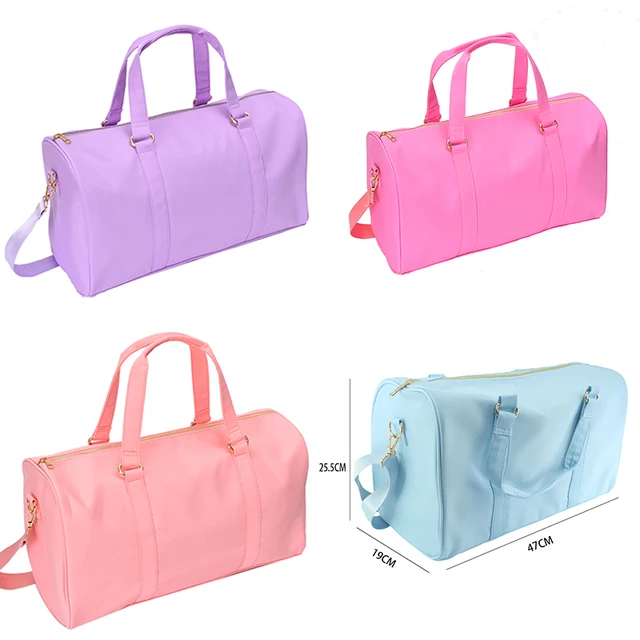 New Nylon Waterproof Outdoor Travel Bag Large Capacity Luggage Unisex Handbag Yoga Fitness Luggage Bag 1