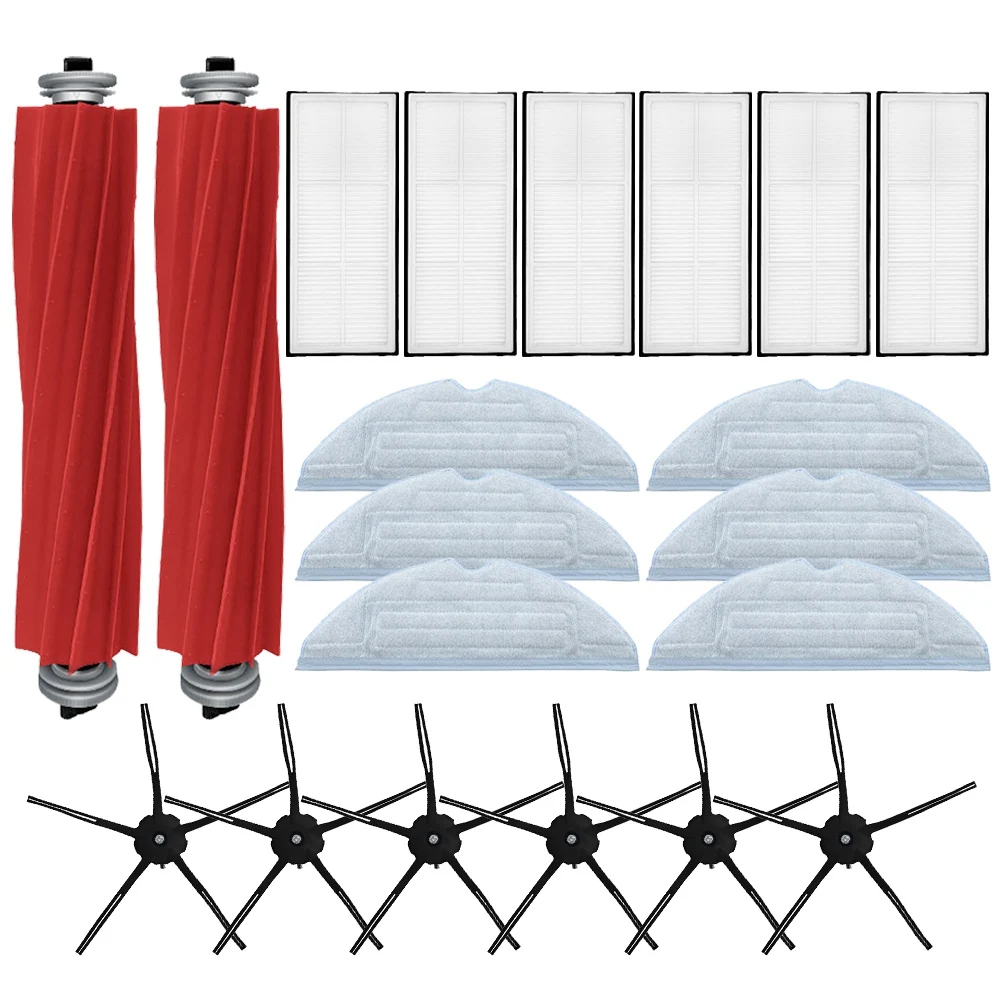 Для Xiaomi Roborock S7 T7S Plus основная боковая щетка тряпки для швабр комплект HEPA-фильтров
