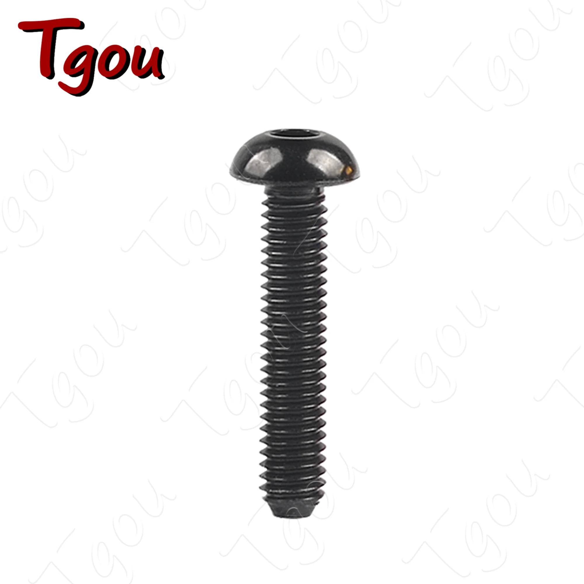 

Титановый болт Tgou M5x8/10/12/15/18/20/25/30 мм, шестигранный винт с полукруглой головкой для крепления клетки для бутылки с водой, винты для велосипеда