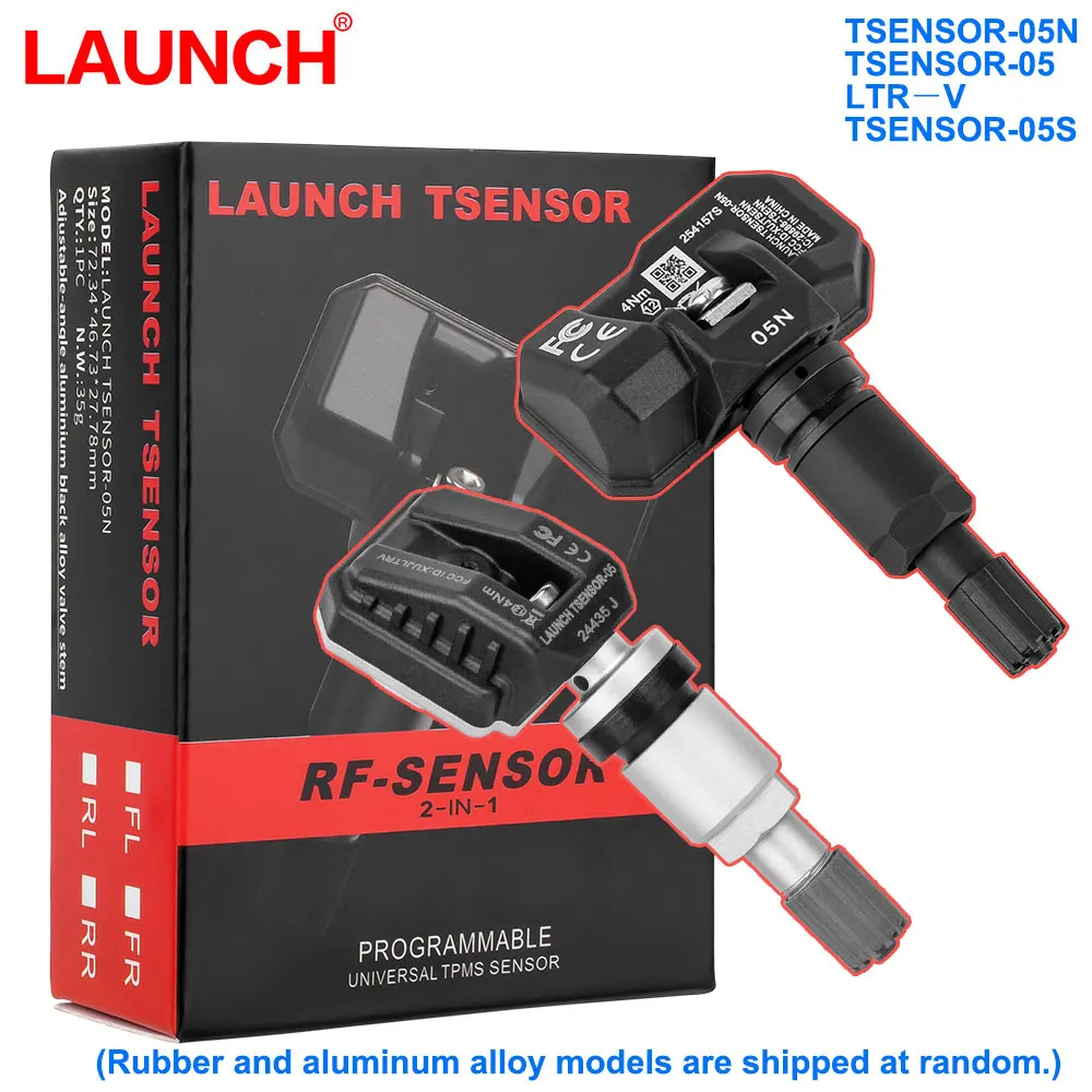 

Датчик давления в шинах LAUNCH X431 2-в-1 с двойной частотой 315 МГц и 433 МГц, регулируемым углом наклона, металлический, 2026 года выпуска