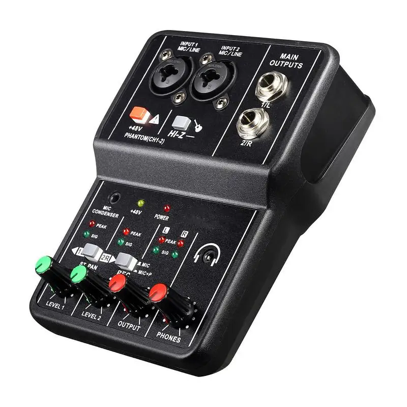 

Sound Card Audio Mixer Computer Sound Effects Board Podcast Mixer Audio Live Broadcast KTV Sound Card With Great Compatibility