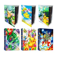 anime pokemon character pikachu new 3d appearance waterproof collectible book binder card protector birthday gift for kids