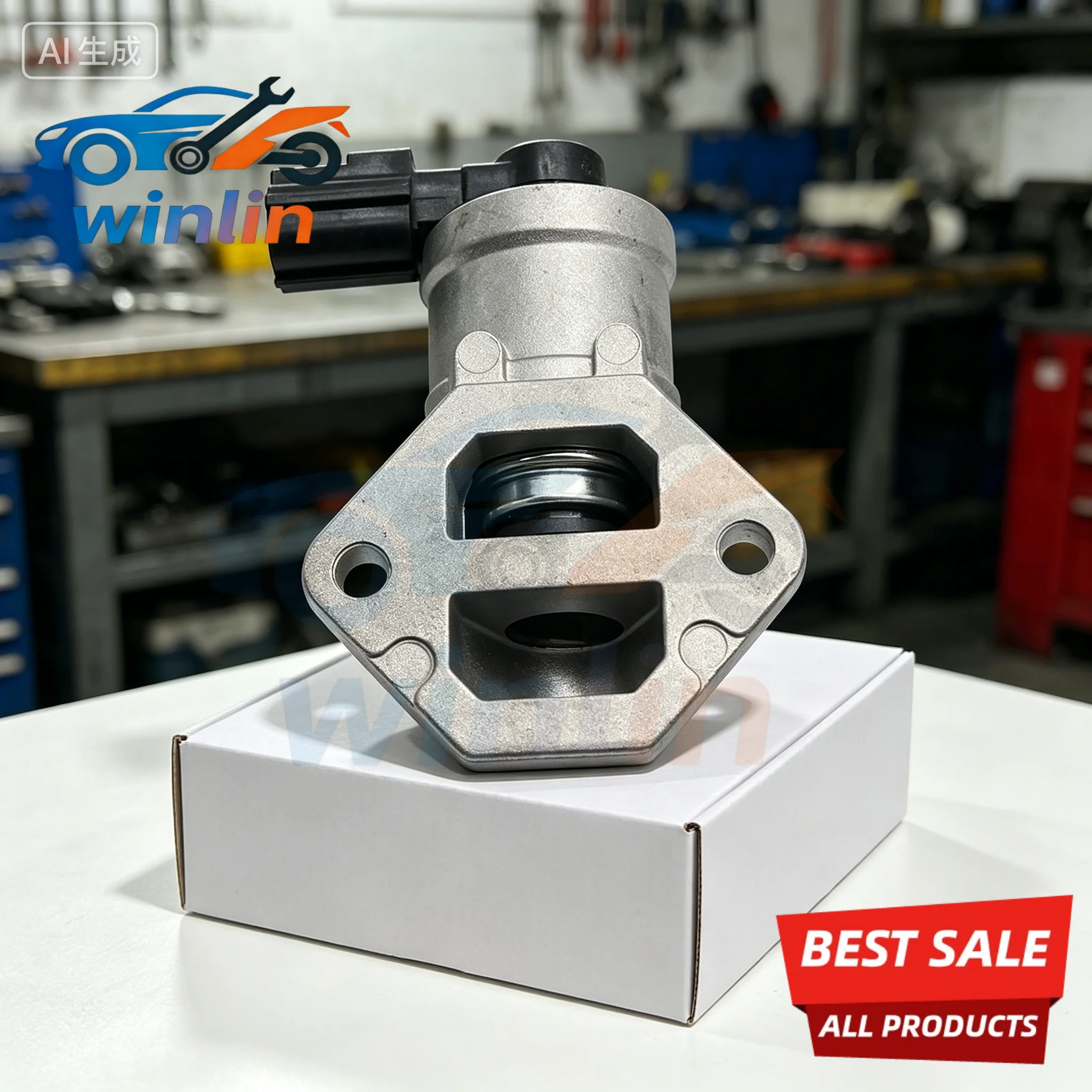 Фото Клапан регулировки холостого хода OEM 2L5E-9F715-BA IAC IACV для Mazda B4000, Ford Ranger, Explorer Sport, высокое качество №5