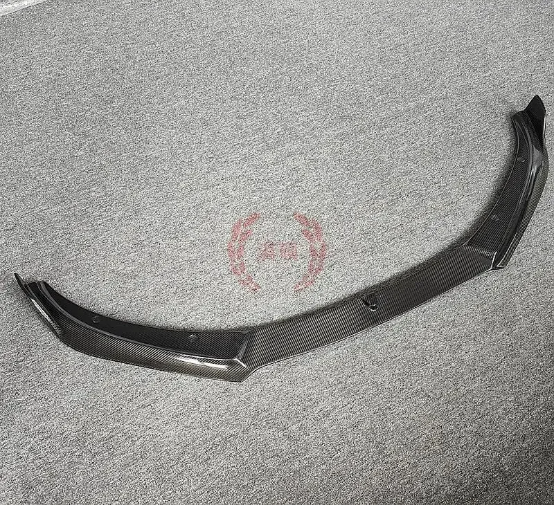 Передние разделители для губ из настоящего углеродного волокна бампер спойлер
