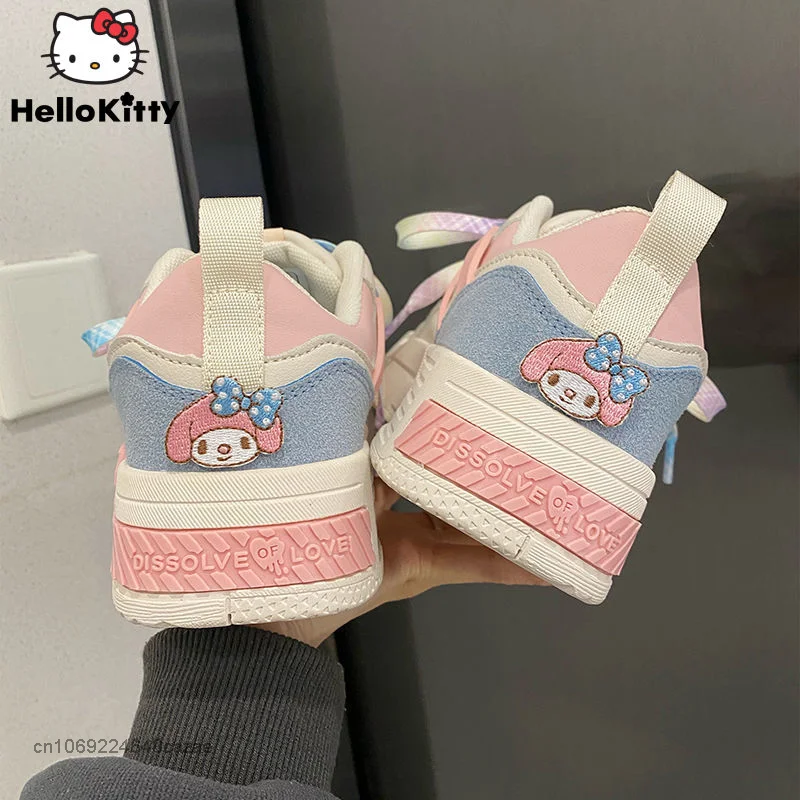 

Sanrio My Melody Printed Sneakers Y2k Japanese College Style Small White Shoes Student Sweetbaby Chic Versatile Shoes For Women