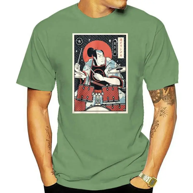 

Drummer Samurai T Shirt New Fashion Men Cotton Men Short Sleeve Tee Shirts harajuku