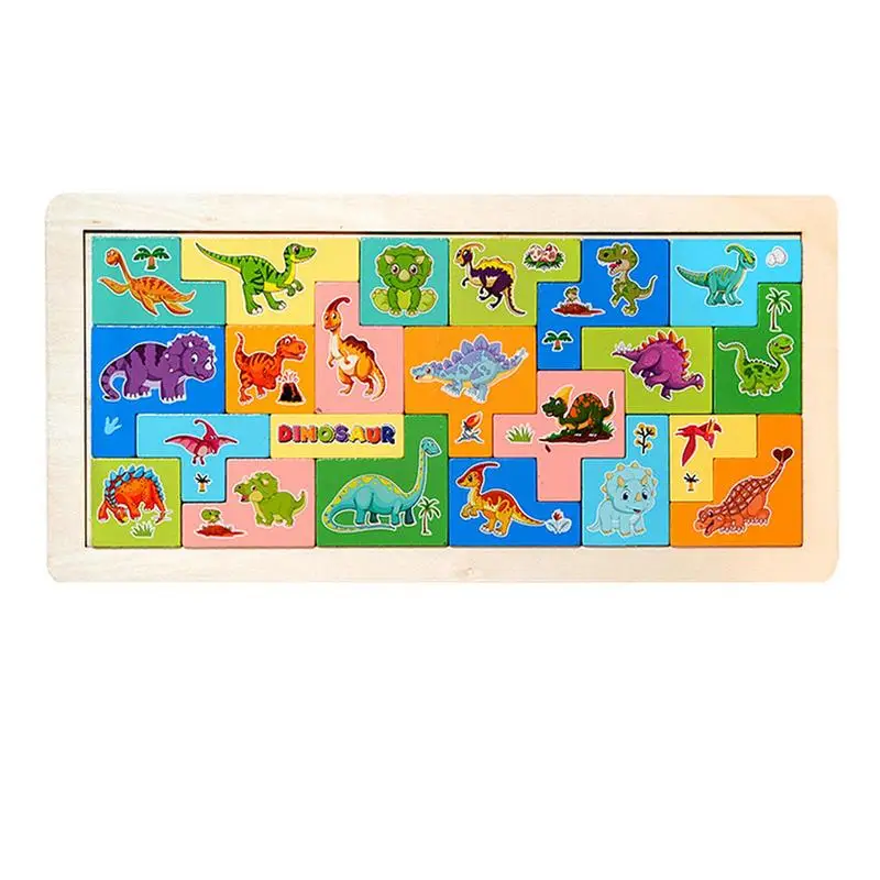 

Головоломка Tangram, игрушка для мозга, головоломка Tangram, сенсорные игрушки для детей, красочные блоки-головоломки, деревянные блоки, пазлы для раннего развития