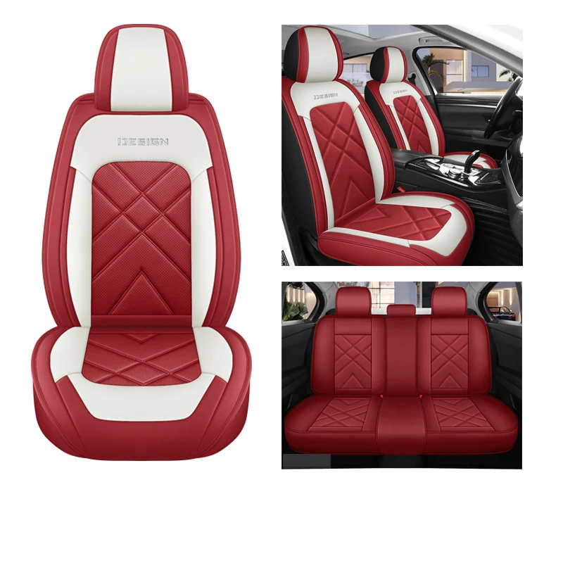 

Universal Full Set Car Seat Covers For VW CC T-ROC Golf 5 6 7 Passat B5 B7 B8 Tiguan Polo Auto Accsesories Interior Protector