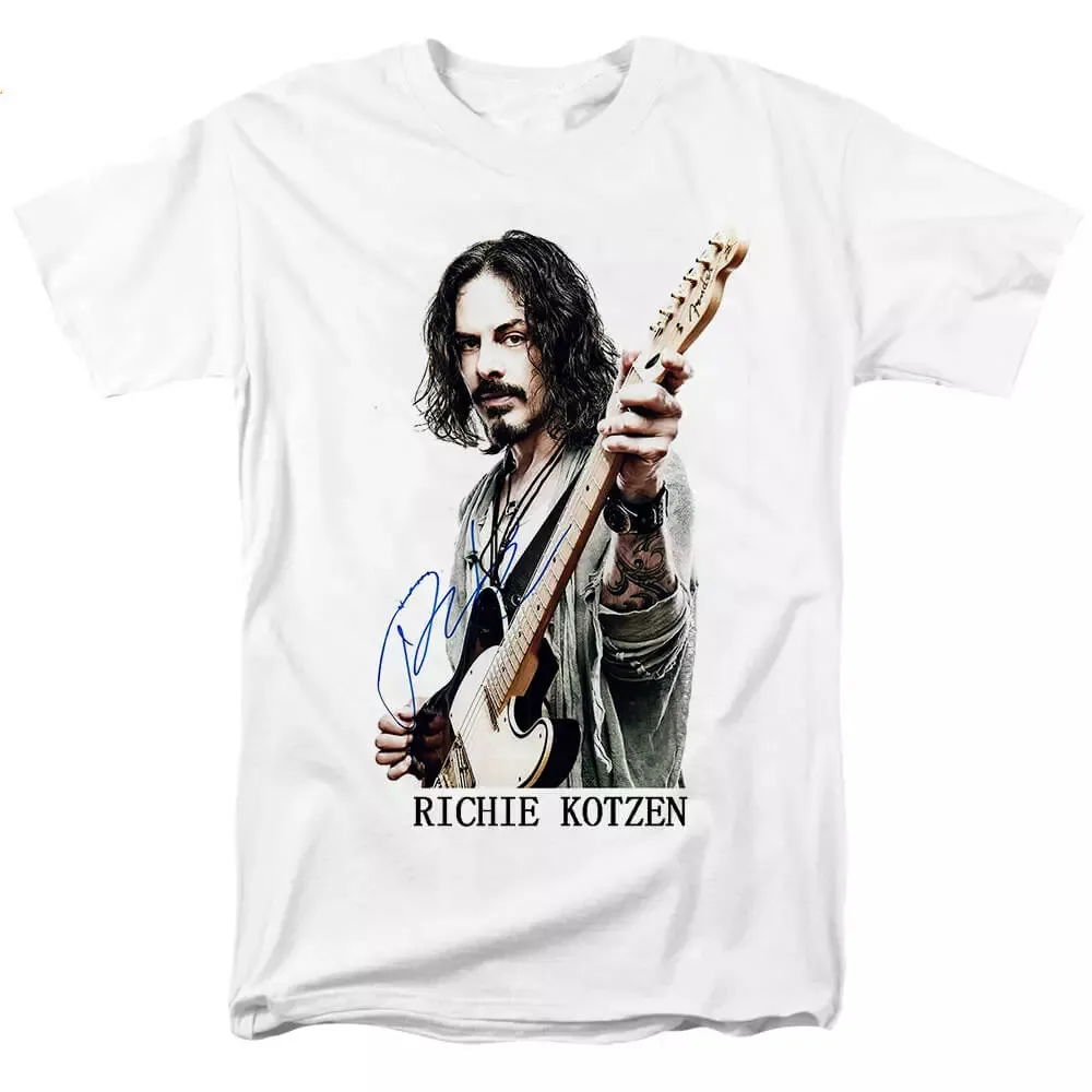 Футболка Richie Kotzen из хлопка все размеры S 5XL