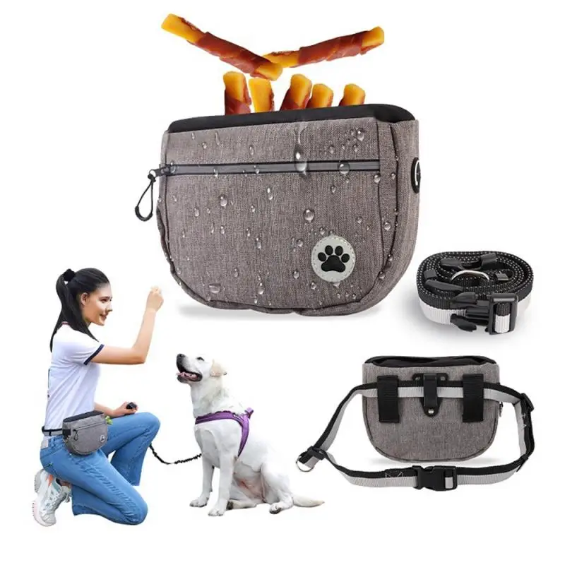 

Professional Pet Treat Dog Pouch Tote Bag Waist Bag Multifunction Training Dog Helpers for Dogs German Shepherd Mascotas