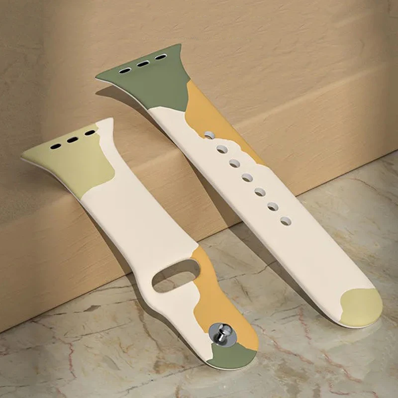 Ремешок силиконовый для Apple Watch Band S7 SE 38 мм 40 41 42 44 45 |