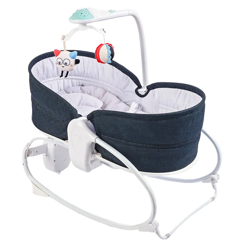 

Newborn Cradle Shaker Electric Sleeping Basket to Soothe and Coax Sleep Safety Dual-use Magic Device Self-rocking Rocking Chair