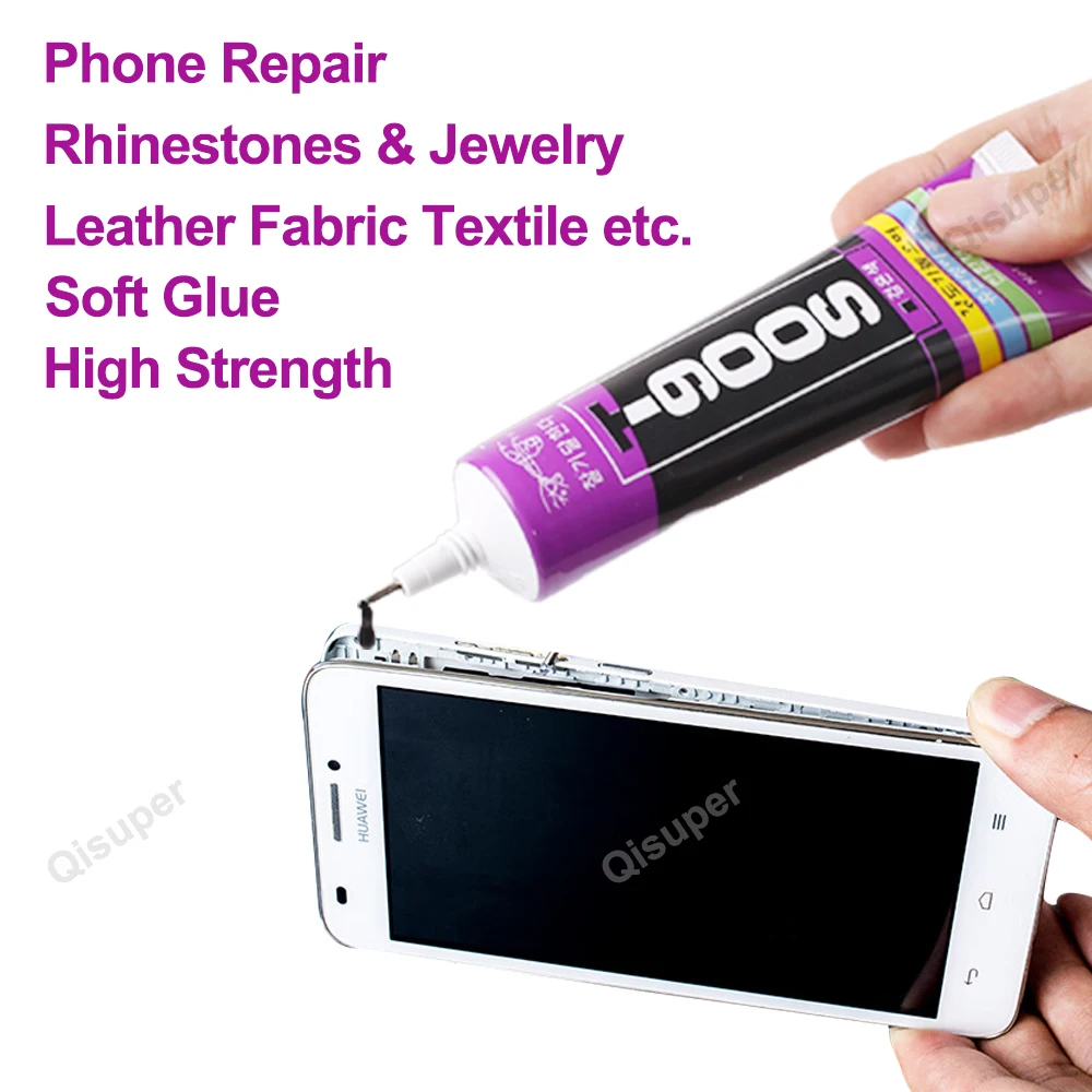 Универсальный черный эпоксидный клей для мобильного телефона T9000 ЖК-дисплей