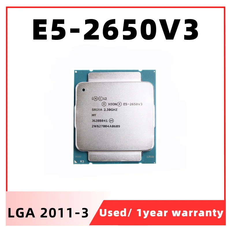 Xeon E5-2650V3 E5 2650v3 E5 2650 v3 2,3 ГГц десятиядерный двадцать потоков ЦПУ процессор 25M 105 Вт LGA 2011-3
