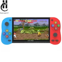 x19 pro 5 inch portable game console 8gb 32gb hanheld game player with 2000 free games for arcade neogeo mame colorful buttons
